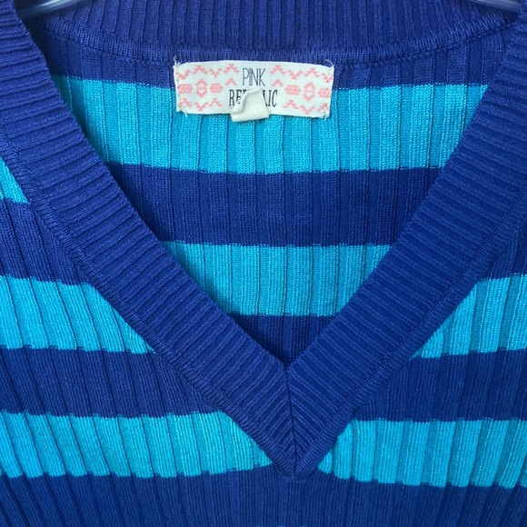 Pink Republic striped sweater L - Picture 4 of 7